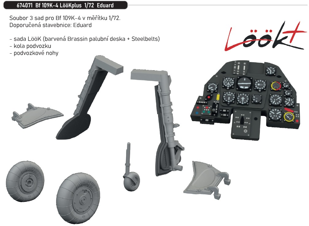 Fotografie 1/72 Bf 109K-4 LööKplus (EDUARD)