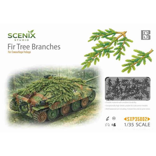 1/35 Fir tree branches / Tannenzweige / Větve jehličnanů