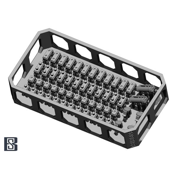 1/35 King Tiger / Jagdtiger Skirt Brackets, Convoy Light