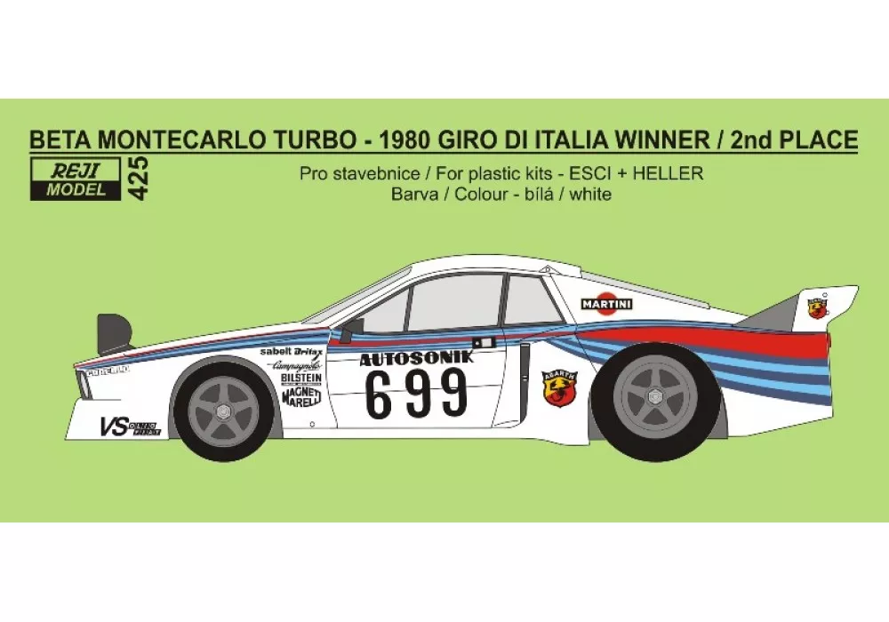 1/24 Lancia Beta Montecarlo T. Giro d'Italia 1980