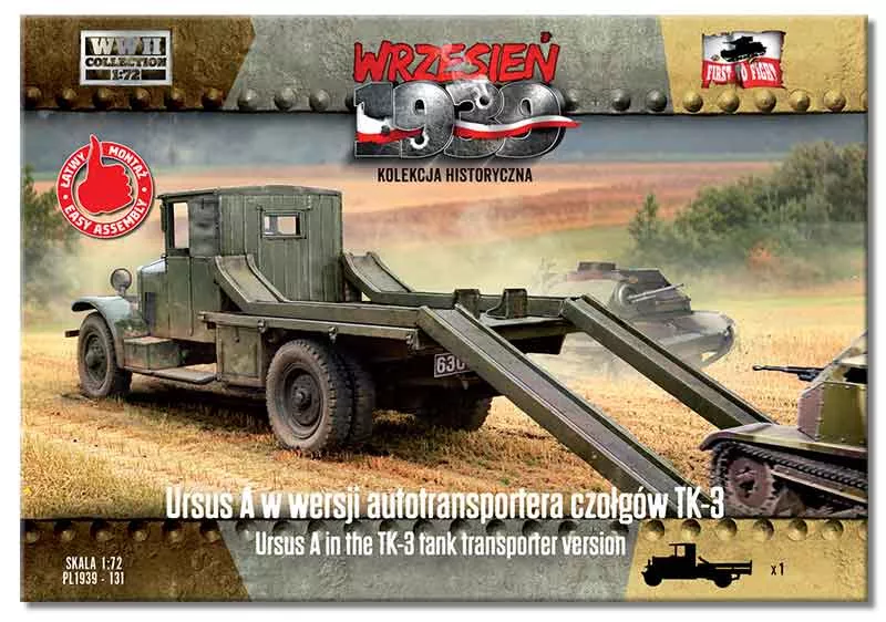 1/72 Ursus A in the TK-3 tank transporter version