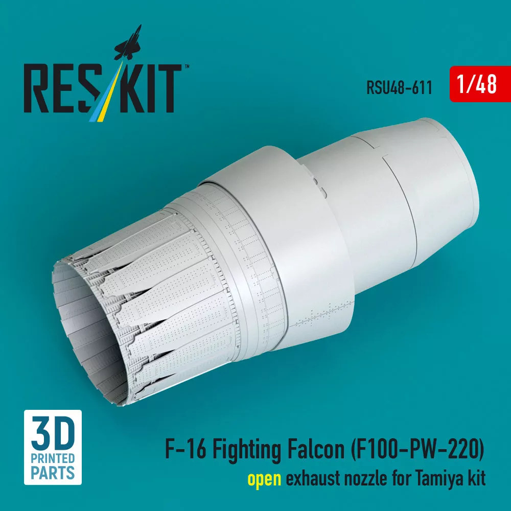 1/48 F-16 Fight.Falcon (F100-PW-220) exh.noz.(TAM)