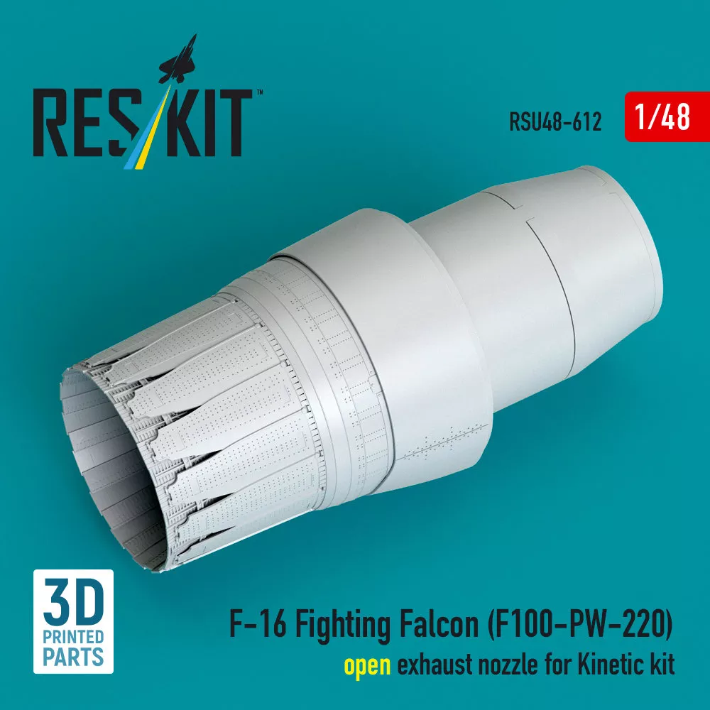 1/48 F-16 Fight.Falcon (F100-PW-220) exh.noz.(KIN)