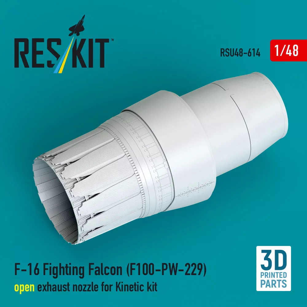 1/48 F-16 Fight.Falcon (F100-PW-229) exh.noz.(KIN)