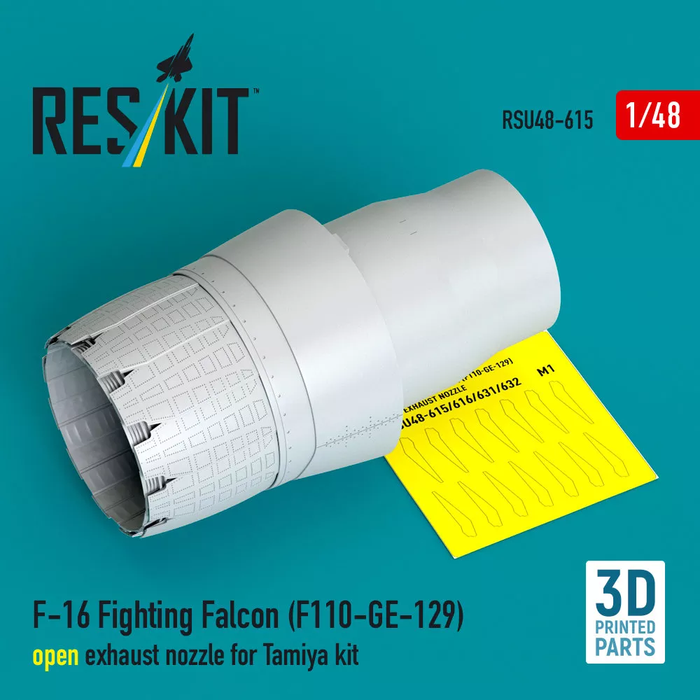 1/48 F-16 Fight.Falcon (F110-GE-129) exh.noz.(TAM)