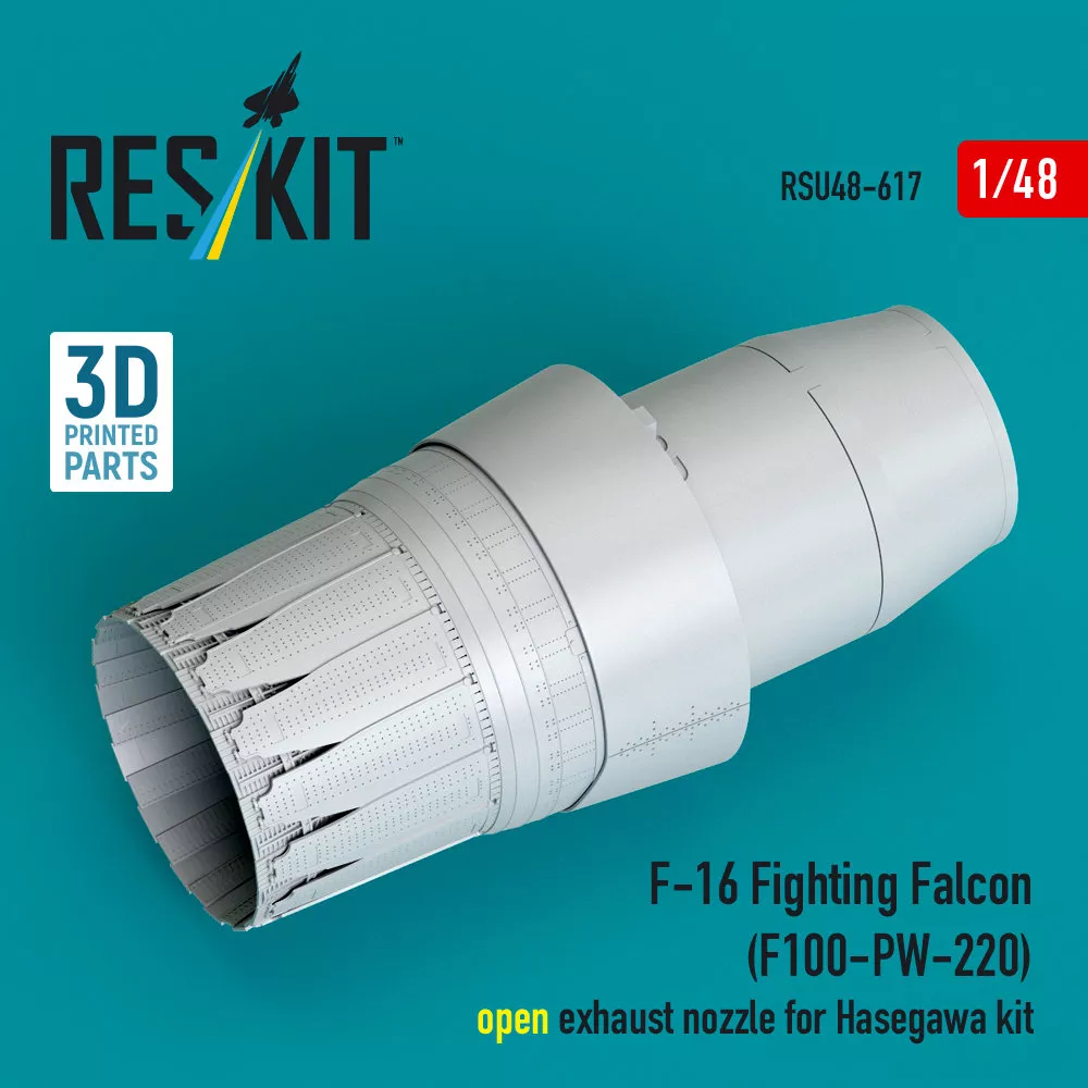 1/48 F-16 Fight.Falcon (F100-PW-220) exh.noz.(HAS)