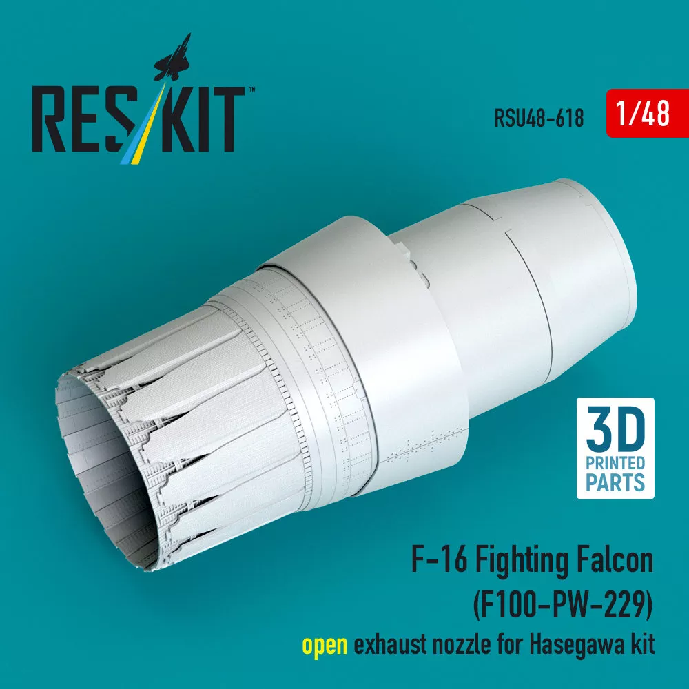 1/48 F-16 Fight.Falcon (F100-PW-229) exh.noz.(HAS)