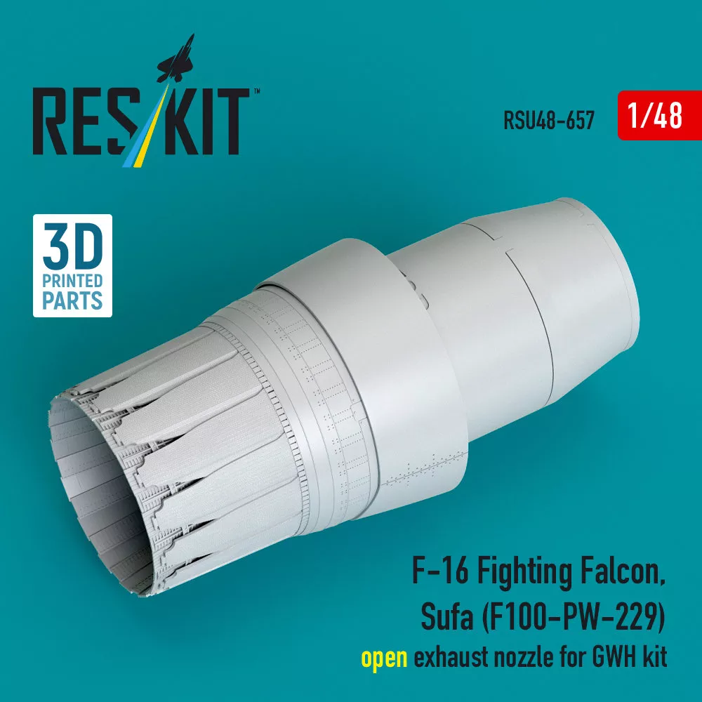 1/48 F-16 Fighting Falcon/Sufa open exh.noz. (GWH)