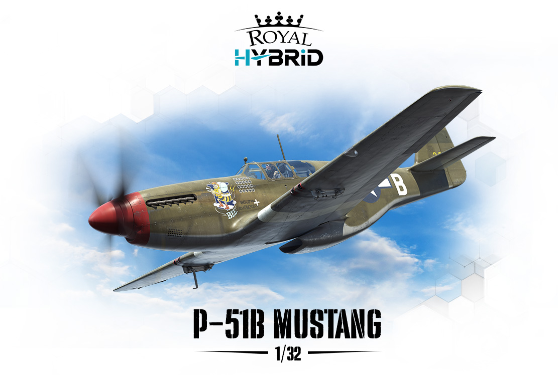 Fotografie 1/32 P-51B Mustang (Royal hybrid)