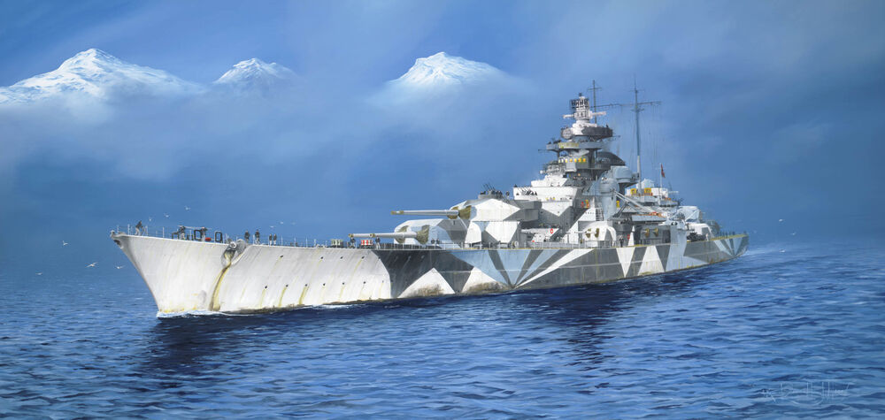 Fotografie 1/200 German Tirpitz Battleship