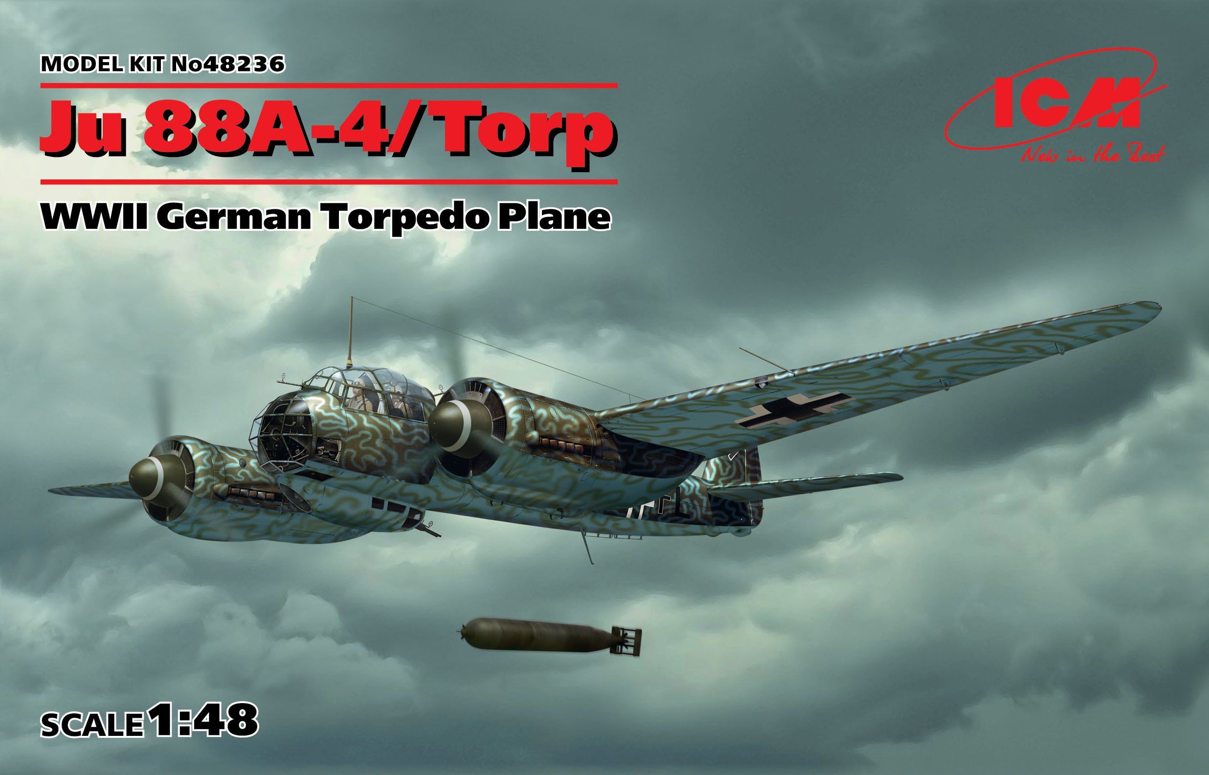 Fotografie 1/48 Ju 88A-4/Torp German WWII Torpedo Plane