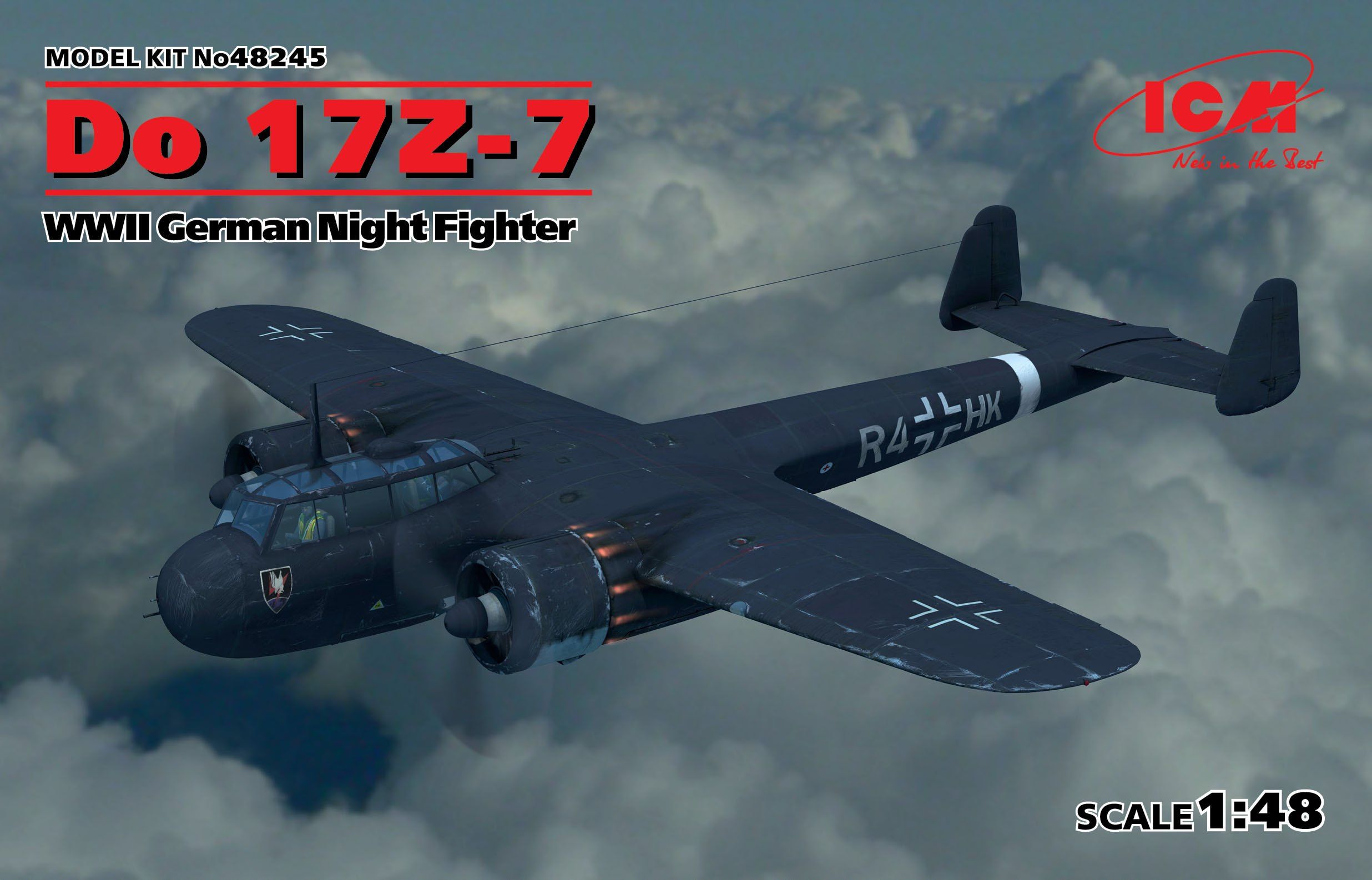Fotografie 1/48 Dornier Do-17Z-7 German WWII Night Fighter