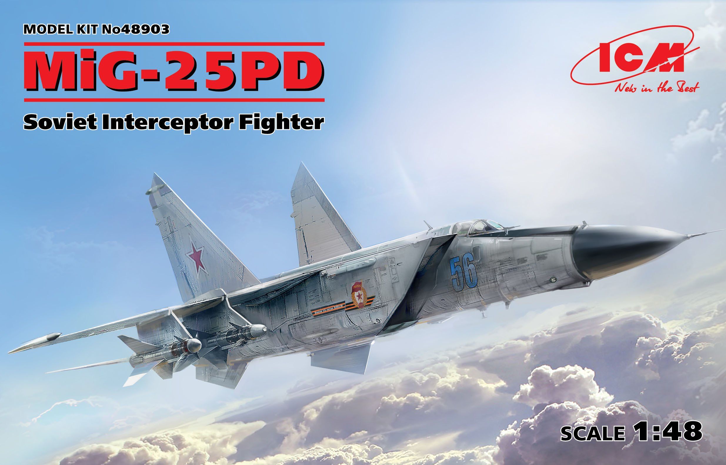 Fotografie 1/48 MiG-25 PD Soviet Interceptor Fighter