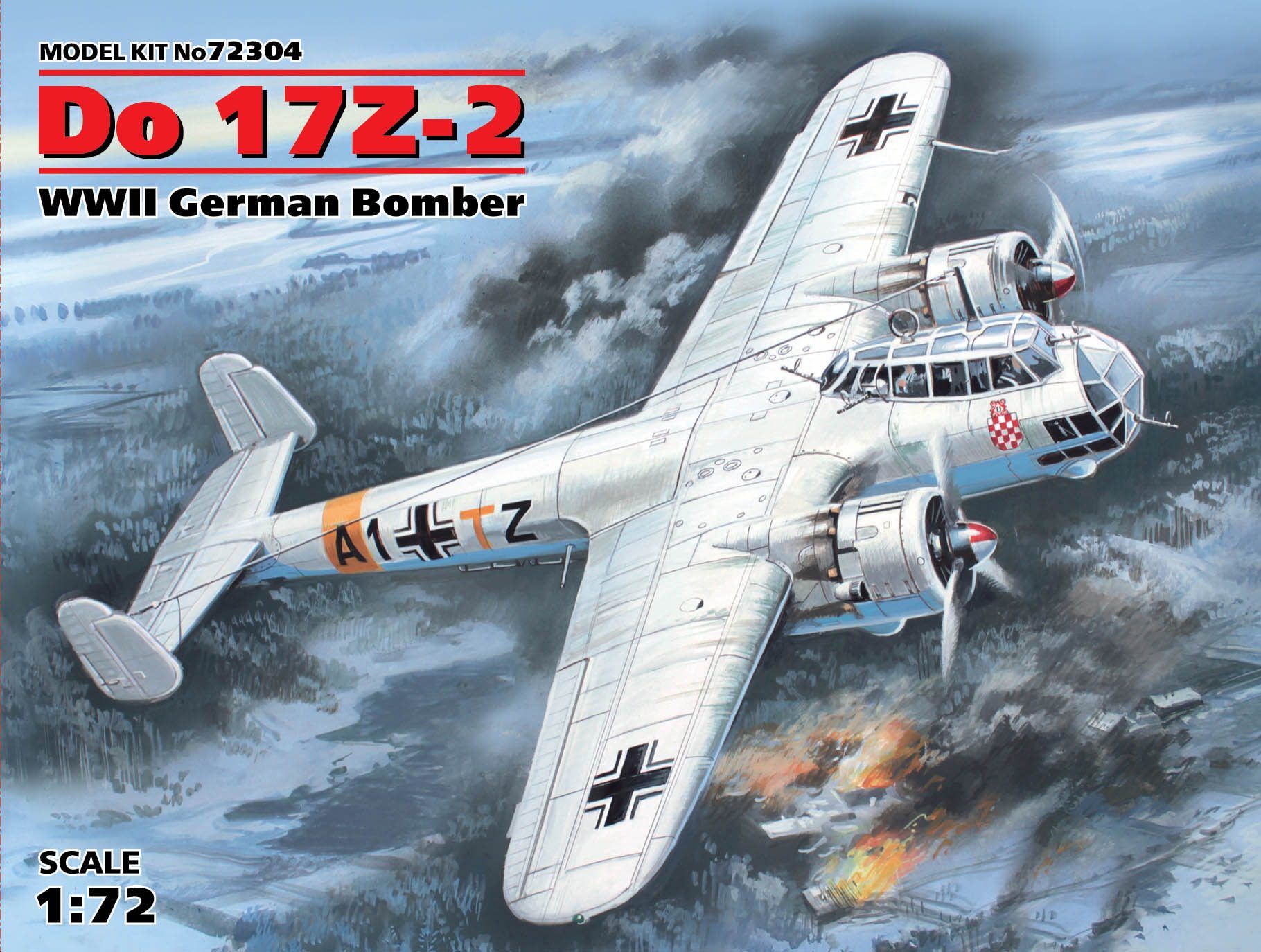 1/72 Dornier Do 17Z-2 German Bomber WWII