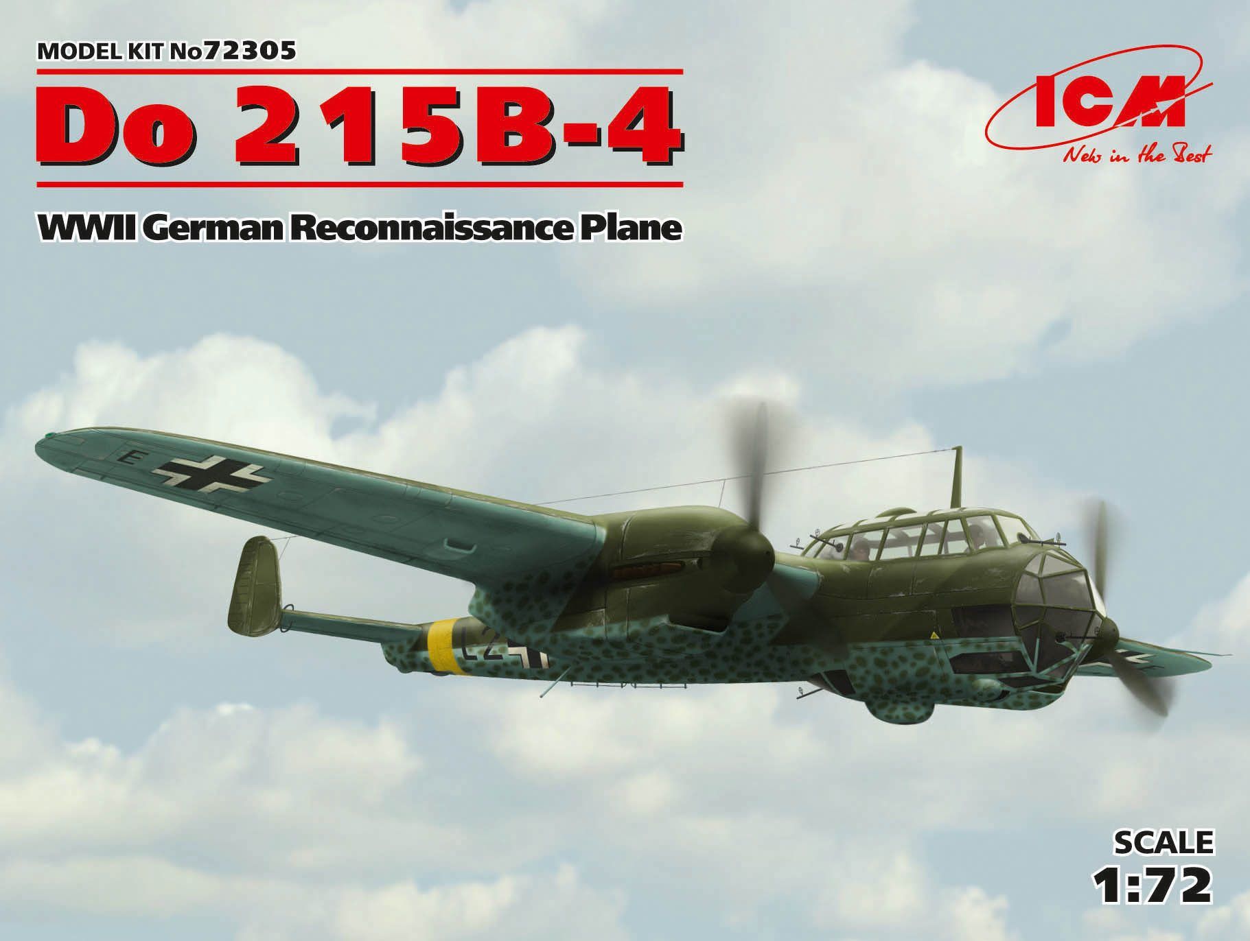 1/72 Dornier Do 215B-4 Reconnaissance Plane WWII