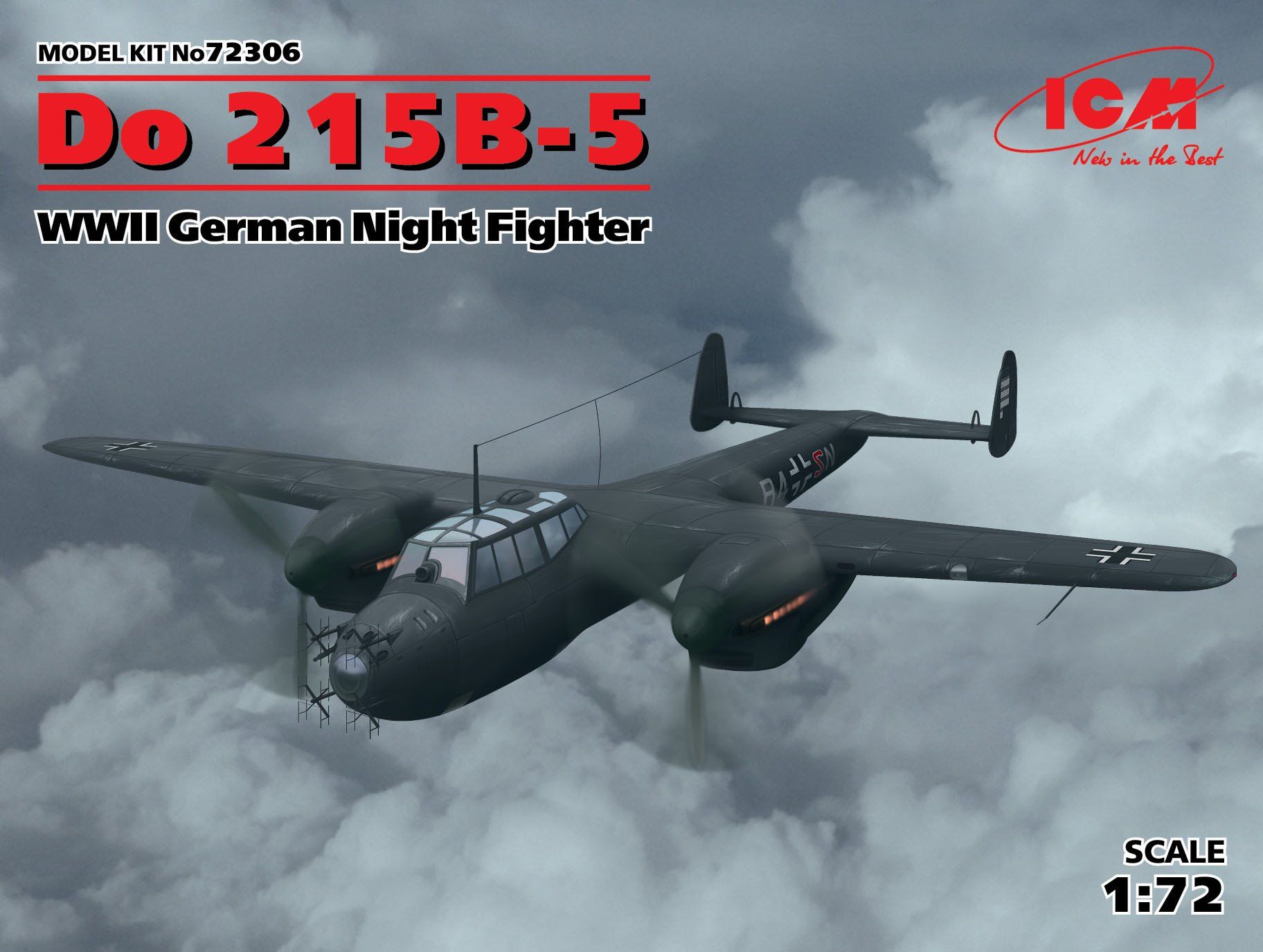 Fotografie 1/72 Dornier Do 215B-5 German WWII Night Fighter