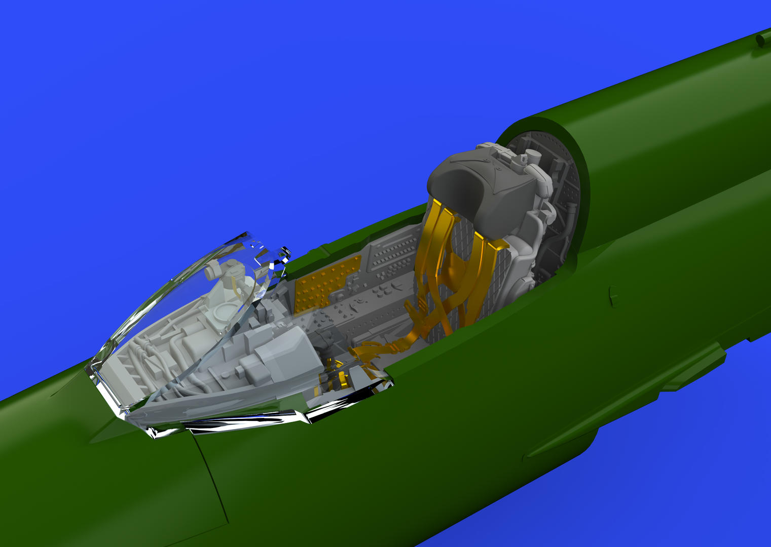 1/72 MiG-21MF Interceptor cockpit (EDUARD)