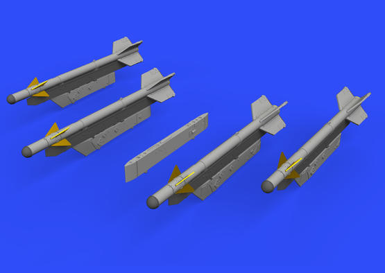 1/72 R-3S missiles w/ pylons for MiG-21 (EDUARD)