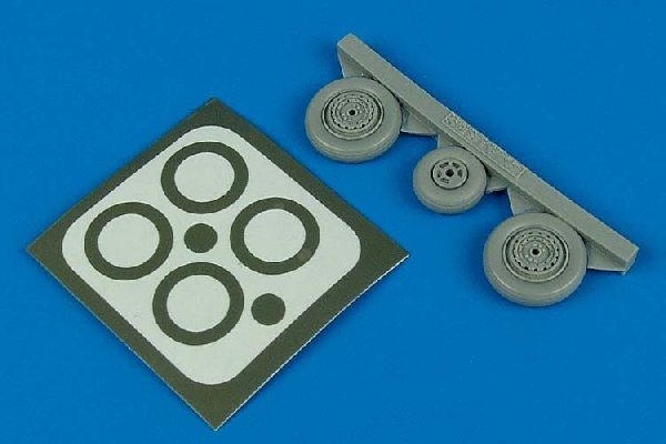 1/48 MiG-17 Fresco wheels & paint masks