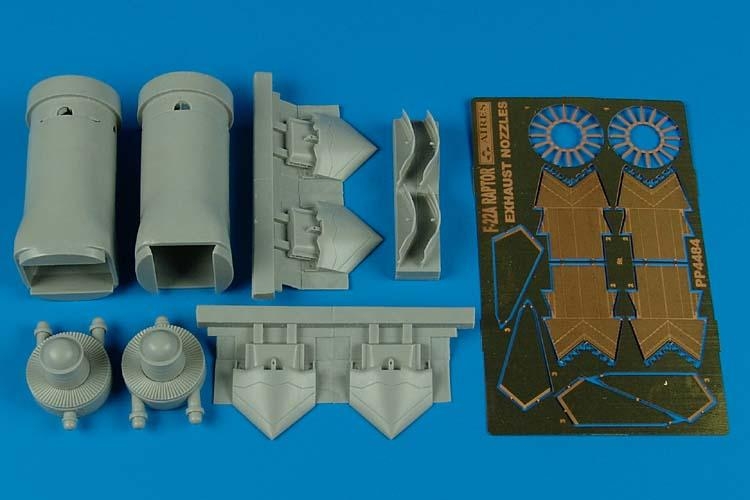 1/48 F/A-22A Raptor exhaust nozzles - opened position
