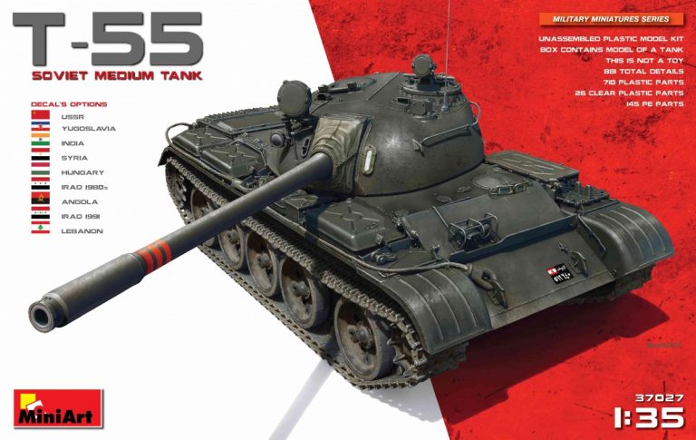 Fotografie 1/35 T-55 Soviet Medium Tank (9x camo)