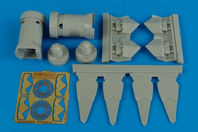 1/72 F/A-22A Raptor exhaust nozzles