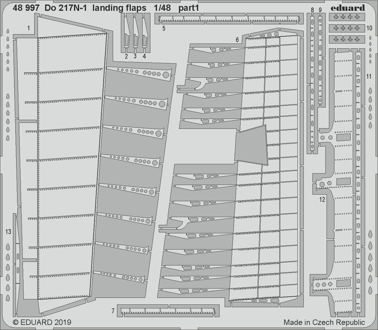 1/48 Do 217N-1 landing flaps (ICM)