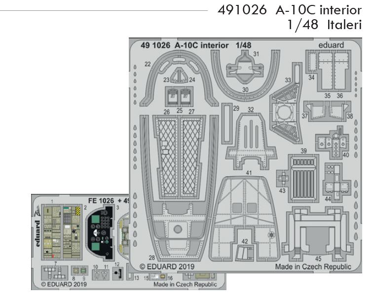 1/48 A-10C interior (ITALERI)