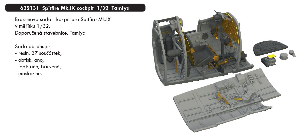 1/32 Spitfire Mk.IX cockpit (TAMIYA)