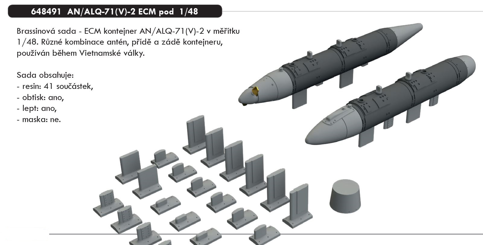 Fotografie 1/48 AN/ALQ-71(V)-2 ECM pod