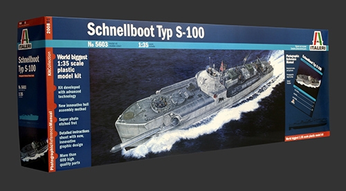 Fotografie Model Kit loď PRM edice 5603 - SCHNELLBOOT TYP S-100 (1:35)