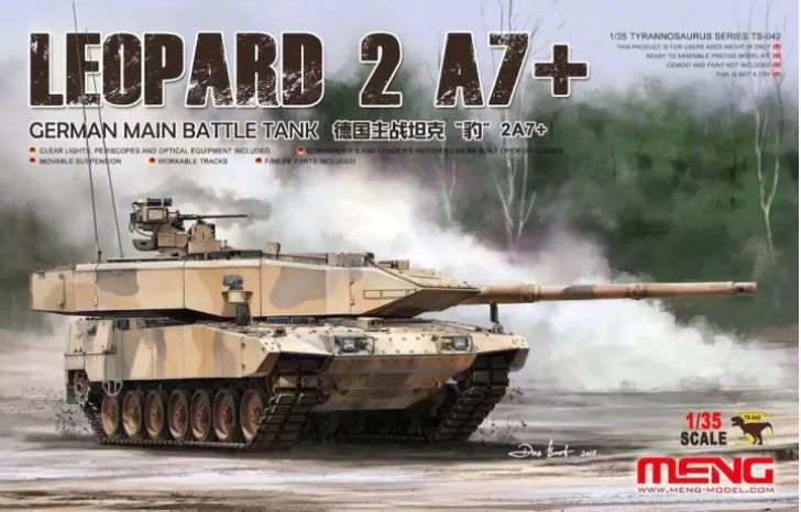1/35 German Main Battle Tank Leopard 2 A7+