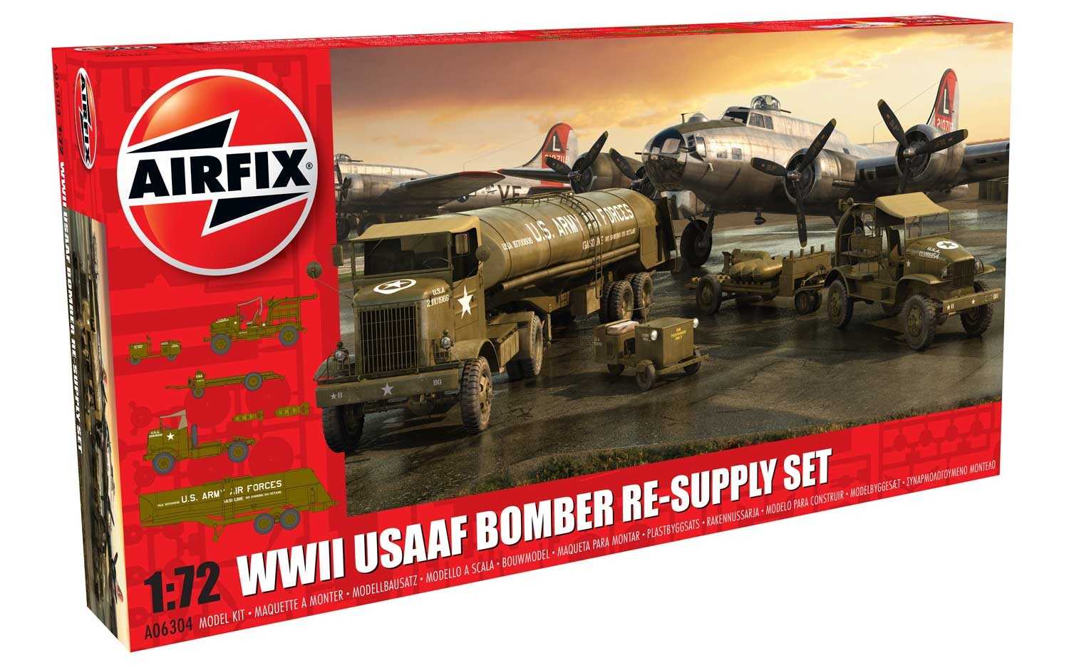 Fotografie Classic Kit diorama A06304 - USAAF 8TH Airforce Bomber Resupply Set (1:72)