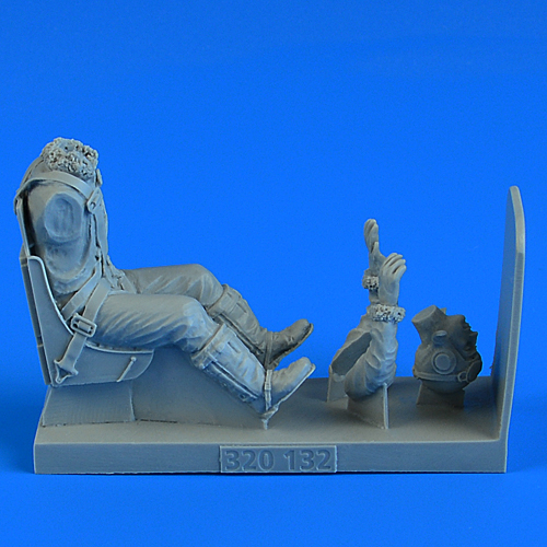 1/32 USAAF WWII Pilot with ej. seat for P-51D Mustang (Hasegawa/Trumpeter)