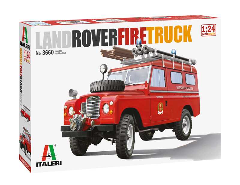 Model Kit auto 3660 - Land Rover Fire Truck (1:24)