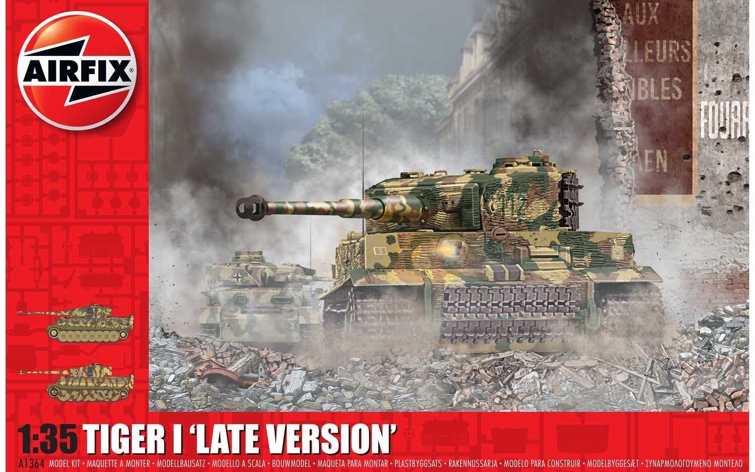 Classic Kit tank A1364 - Tiger-1 Late Version (1:35)