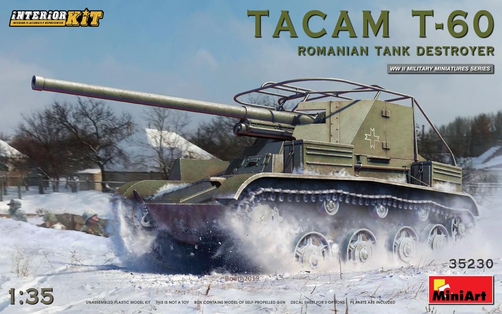 Fotografie 1/35 Tacam T-60 Roman.Tank Destroyer w/ Interior