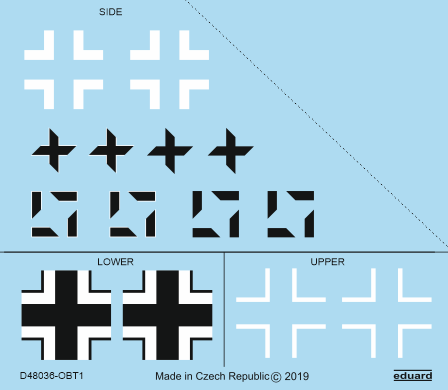 Fotografie 1/48 Fw 190A-8/R2 national insignia (EDUARD)