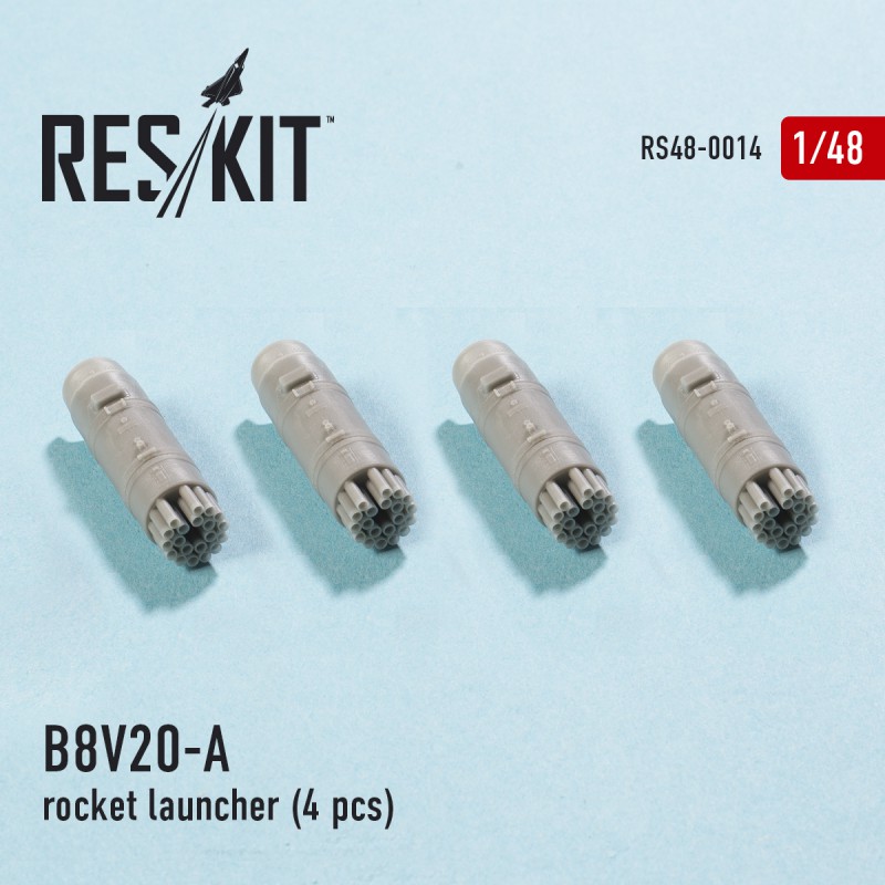 1/48 B8V20-A Rocket Launcher (4 pcs.)