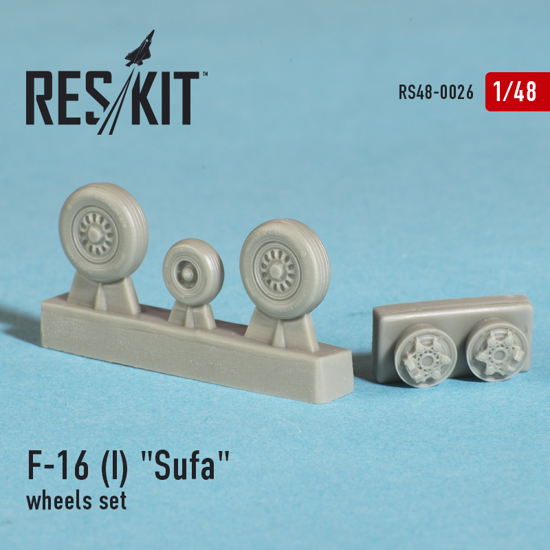 1/48 F-16 (I) 'Sufa' wheels set (KIN,HAS)
