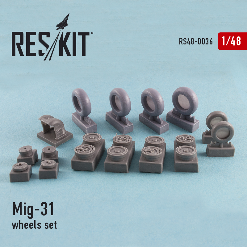 1/48 MiG-31 wheels set (AMK,TRUMP)