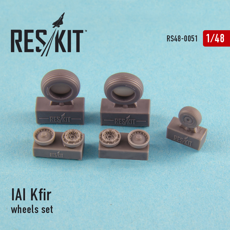 1/48 IAI Kfir wheels set (AMK,ITA,KIN)