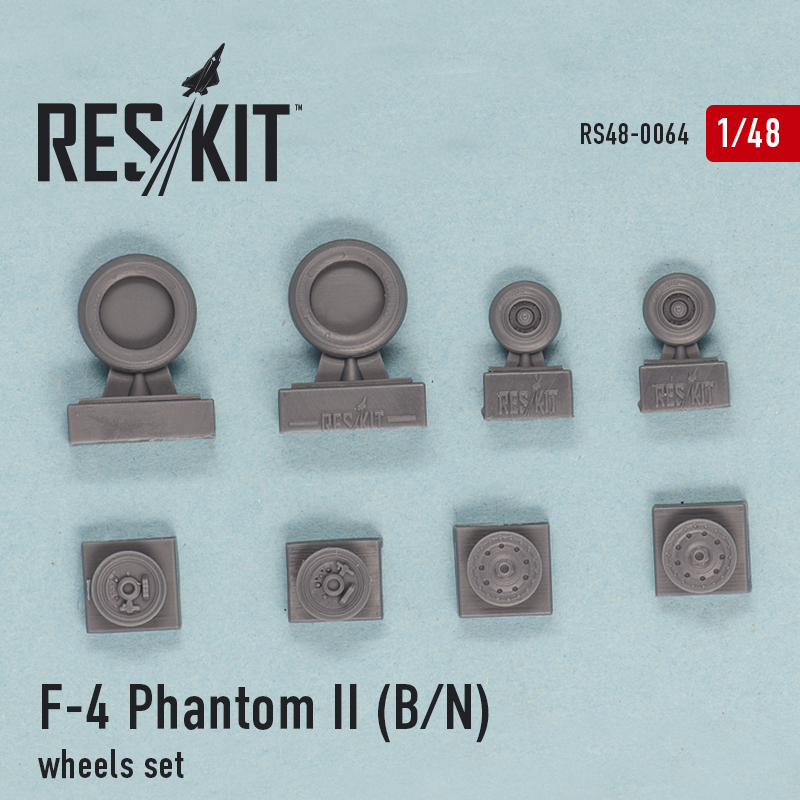 1/48 F-4 Phantom II (B,N) wheels set...