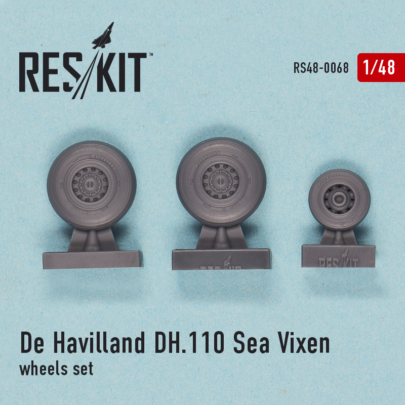 1/48 DH.110 Sea Vixen wheels set (AIRFIX)