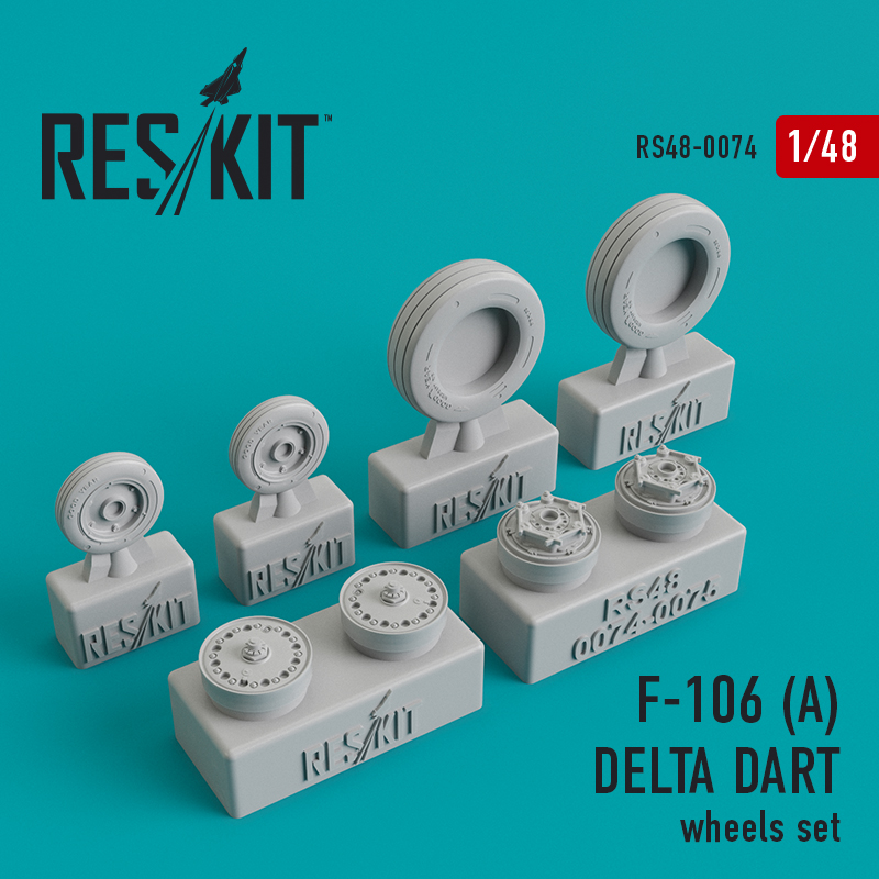1/48 F-106(A) Delta Dart wheels set (HAS,REV)