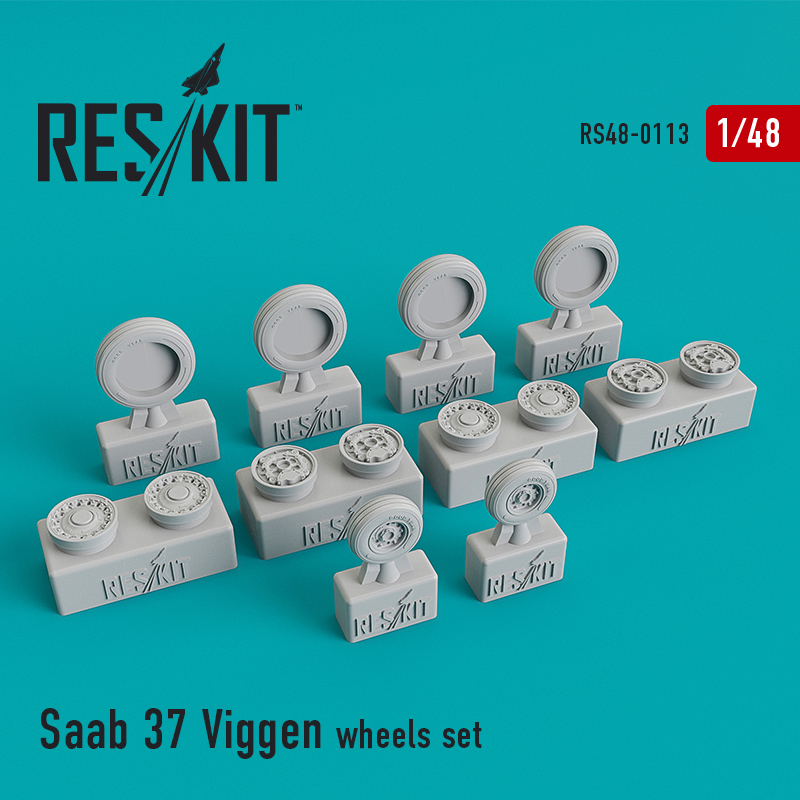 1/48 SAAB 37 Viggen wheels set (TARA,SP.HOB.)