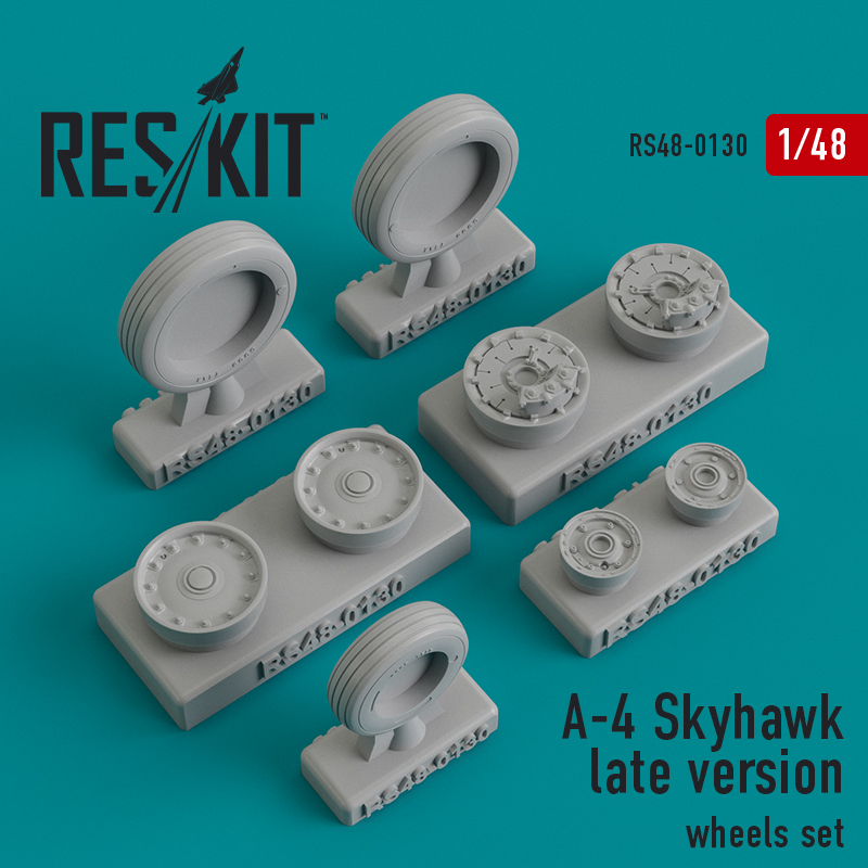 1/48 A-4 Skyhawk late wheels set...