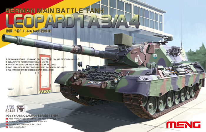 1/35 German Main Battle Tank Leopard 1 A3/A4