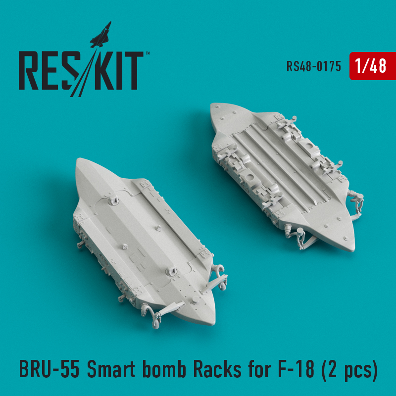 1/48 BRU-55 Smart bomb Racks for F-18 (2...