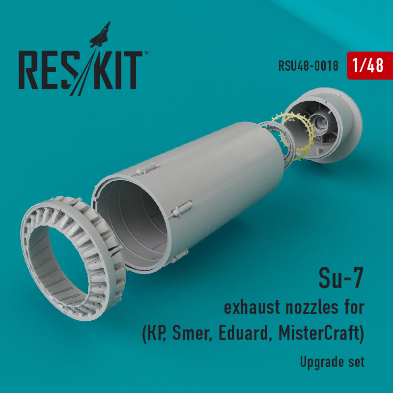 1/48 Su-7 exhaust nozzles (KP/SMER/EDU)